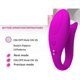 thumbnail image 4 of Fiudx Liquidación De Ofertas Flash Barra Vibradora De Falo De Simulación De Vibrador De Control Remoto Inalámbrico Invisible, 4 of 4