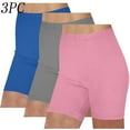 thumbnail image 2 of Kaemgyyd 3 Packs Workout Shorts Women Lounge Elastic Waist Athletic Yoga Shorts Comfortable Pajama Bottoms Sleepwear, 2 of 3