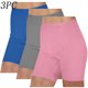 thumbnail image 1 of Leggings de yoga de moda para mujer, 3 piezas, para fitness, correr, gimnasio, para mujer, sólidos, deportivos, activos, pantalones de poliéster para mujer., 1 of 3
