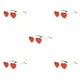 thumbnail image 3 of Gafas de sol Sonducket en forma de corazón PVC lente Tac rojo, 3 of 6