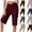 #01 Wine, variant on Women's 14" Bermuda Shorts Knee Length High Waisted Stretchy Long Shorts with Pockets Athletic Casual Summer ,L,#01 Sky Blue