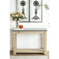 thumbnail image 3 of Console Table With Wood, 42x15.7x31", Concrete Surface For Living Room Rustic Modern Table, & Wood Frame Build, 3 of 5