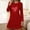 Red, variant on Sakmal Love Mumu Nightgownss for Women Valentines Long Sleeve Cute Sleepshirt Heart Print Knee Length Nightgowns for Women L