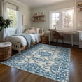 thumbnail image 6 of Mohawk Home Kids Collection Geometric Nomad Low Pile Stain/Fade Resistant Non-Skid Area Rug, Blue, 8' x 10, 6 of 7