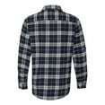 thumbnail image 2 of Burnside Men's Yarn-Dyed Long Sleeve Flannel Shirt, 2 of 4
