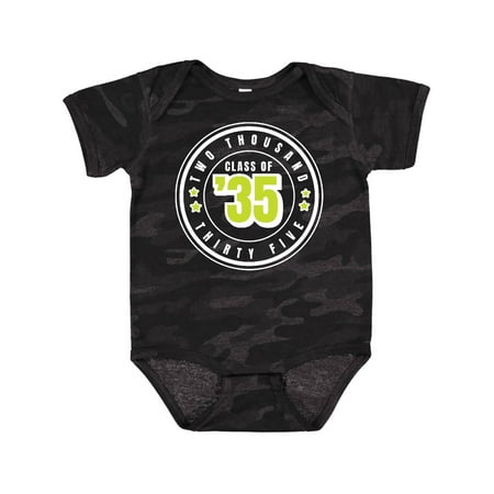 

Inktastic Class of 2035 in White Circle with Stars Gift Baby Boy or Baby Girl Bodysuit