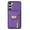 Purple, variant on Crossbody Strap for Samsung Galaxy S22 Wallet Case with Card Holder, Flip PU Leather for Samsung Galaxy S22 Case Stand Zipper Purse Protective Phone Case for Women Girls - Black
