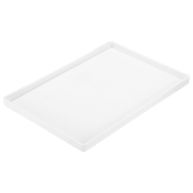 Bandeja de Servir Pequeña Unique Bargains Mini Bandeja 10' X 13.4' Plástico Blanca