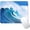 -, variant on Sea Wave Mouse Pad,Cute Mouse pad,Custom Small Mouse Pads with Designs,Portable Office Non-Slip Rubber Base Wireless Mouse Pad for Laptop