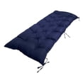 thumbnail image 3 of Dualoai Garden Bench Cushion with Ties 100x50x8cm Patio Cushion for Bench Garden Lounger Navy, 3 of 9