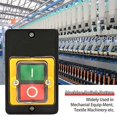 thumbnail image 5 of 2 piezas AC220V/380V 10A botón impermeable botón de encendido/apagado para equipos mecánicos maquinaria textil Sincero Electrónica, 5 of 5