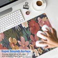thumbnail image 4 of Long Mouse Pads for Desk,Pioneer Flower Floral Print Pattern Desk Mats on Top Of Desks, Desk Mouse Pad Extra Large with 3mm Non-Slip Base and Stitched Edge for Gaming,Office,Work,Home 31.5"x15.7", 4 of 6