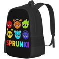thumbnail image 2 of Sprunki Backpack Cute Cartoon Character 3d Printed Travel Backpack Hiking Large Capacity Backpack Lightweight Backpack, 2 of 8