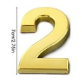 thumbnail image 4 of maskred House Numbers for Outside Simple Style Numerical Signs Sign Exquisite Number Mark Accessories Number Mark Marking Accessory Number 2 1 Pc, 4 of 6