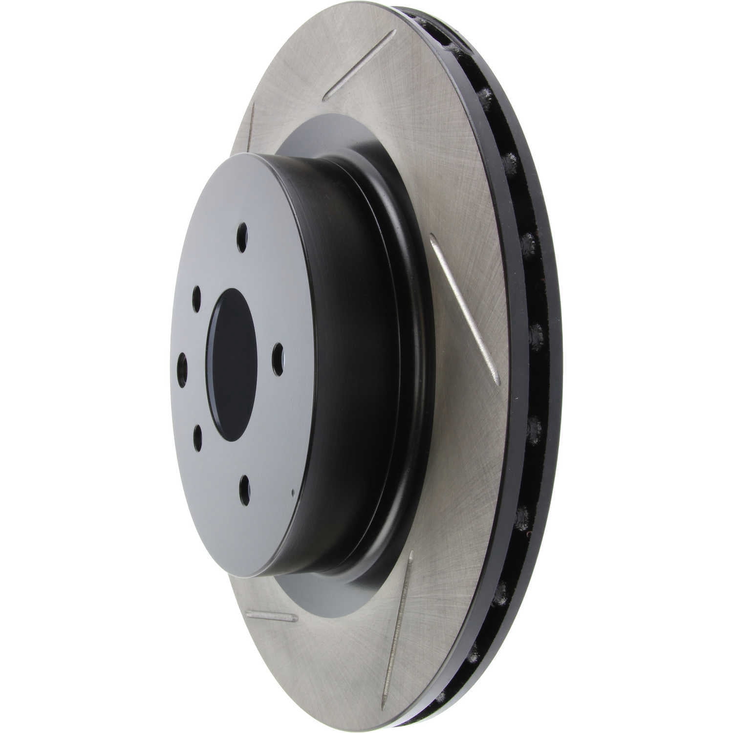 StopTech Power Slot 03-07 350z/ 03-04 G35 w/ Brembo SportStop Slotted Rear Right Rotor Fits select: 2003-2004 INFINITI G35, 2003-2008 NISSAN 350Z
