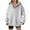 Light Gray, variant on Luniro Hoodies for Women Oversized Pullover Sweatshirts Fall Winter Trendy Fashion Clothes