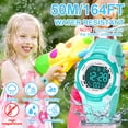 thumbnail image 3 of Juboos Reloj Digital para Niños Niñas de 5 a 18, Reloj de Pulsera Deportivo para Exteriores con Luz LED de 7 Colores, Reloj Resistente al Agua hasta 5 ATM con Alarma, Cronómetro, 3 of 5