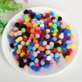 thumbnail image 3 of Yesbay 300 Pcs Pom Poms for Crafting 10mm Fluffy Felt Balls Fuzzy Pompoms for Dolls Garland DIY Crafts Decorations, 3 of 10