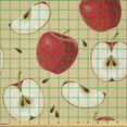 thumbnail image 2 of Ambesonne Fruits Fabric by the Yard Microfiber, Fresh Fruit Slices Pie, 10 Yards, Cream Red Beige, 2 of 2