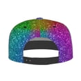 thumbnail image 4 of Gaeub Colorful Glitter Flat Bill Snapback Hats Baseball Caps with Adjustable for Running Workouts and Outdoor Activities, 4 of 9