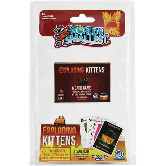 World's Smallest Exploding Kittens Card Game