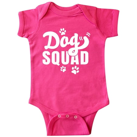 

Inktastic Dog Squad with Paw prints Gift Baby Boy or Baby Girl Bodysuit
