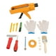 thumbnail image 1 of Pistola de pegamento para costuras de azulejos, 19 piezas, punzón para limpieza de azulejos, bola de lechada, la mejor de su clase, 1 of 8