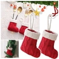 thumbnail image 2 of Kitchen Tableware Christmas Knitted With Red And Fork Set Home Creative Tableware Bag,Red Kitchen Tableware, 2 of 7