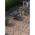thumbnail image 4 of Unique Loom Outdoor Safari Collection Area Rug - Samburu (10' Square Natural/Light Brown), 4 of 11