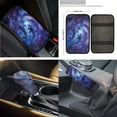 thumbnail image 6 of XYZCANDO Starry Dolphin Cushion Cover Steering Wheel Cover Armrest Cover Seat Belt Cover Keychain Fender Cover Handbrake Cover Lipstick Cover Trash Can Car Coasters Car Interior Decor, 6 of 7