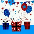 thumbnail image 2 of Pictura Blue and Red Balloons with Blue and Red Glitter 3D Pop Up Keepsake Birthday Card, 2 of 3