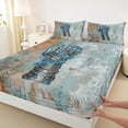 thumbnail image 3 of Homewish Vintage Knight Gloves Full Size Sheets 4-Piece for Teens Adults,Retro Rustic Flower Breathable Bed Sheets,Retro Aesthetic Lightweight Sheet Sets,Luxury Bedroom Decor, 3 of 7