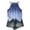 Royal Blue, variant on Boho Halter Top for Womens - Tie Neck Sleeveless Graphic Camisole, Flowy Asymmetric Hem Tank for Women's Summer Beach & Festival Outfits Beige L