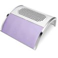 thumbnail image 1 of 80W Nail Dust Collector, Low Noise Nail Dust Collector, Manicure Vacuum Cleaner, MOSKANY Purple us, 1 of 5