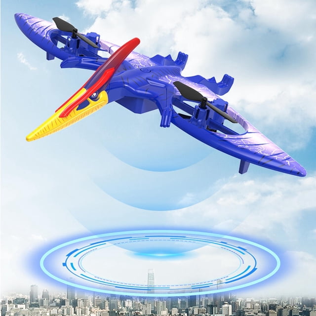 Volador de pterodáctilo con control remoto GHz Yotijar Avión de pterosaurio RC