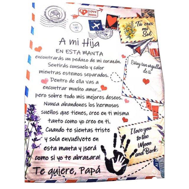 Manta De Franela Manta De Letras Suaves Manta De Sofá Regalo Para Niños Advancent HA037554-00