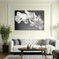 thumbnail image 2 of Flower Canvas Art Flower Picture Bathroom Wall Decor Fraemd Floral Painting Vintage Artwork for Living Room Office Home Decoration Gallery Wrapped Ready to Hang(Flower-3,12.00"x18.00"), 2 of 6
