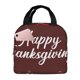 thumbnail image 1 of Balery Happy Thanksgiving Bolsa de Almuerzo Aislada – Caja de Almuerzo con Papel de Aluminio Grueso, Mantiene la Comida Fresca por 4 Horas, 1 of 8