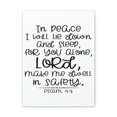thumbnail image 1 of Scripture Walls Dwell In Safety Psalm 4:8 Christian Wall Art Print Ready to Hang Unframed, 1 of 8