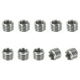 thumbnail image 1 of Unique Bargains Adaptateurs de Filetage Manchon Écrou Réducteur M8*1.25 Mâle vers M6*1 Femelle Insert de Réparation Écrou Vis Réducteur 6mm 10 Pcs, 1 of 6