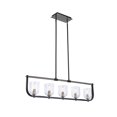 thumbnail image 1 of Cheshire Collection 5-Light Island Light, Black & Nickel, 1 of 1
