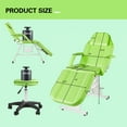 thumbnail image 3 of Lash Extension Table,Tattoo Facial Chairs with Stool,Eyelash Tech Chair,Massage Bed,Spa Salon for client，silla de tatuaje，Adjustable Professional Beauty Salon Equipment 73 Inch，Green, 3 of 10