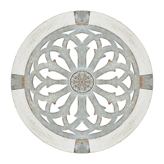 Heritage Round Wall Art - Intricate Patterned Wall Pendant for Stylish Home Decor