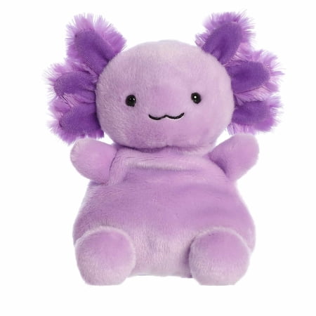 Aurora - Small Adorable Stuffed Animal - Party Sized 8 Xavier Purple Axolotl - Palm Pals