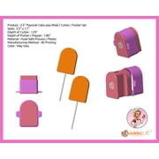 2.5 Popsicle Cake pop Mold / Cutter / Pusher Set