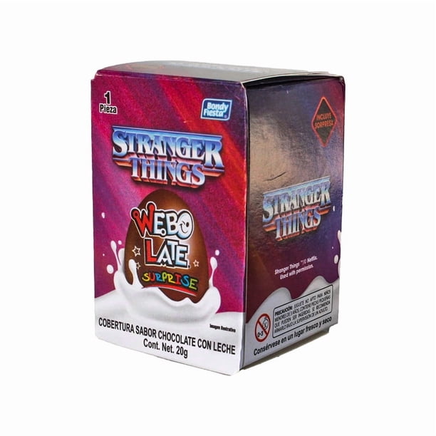 Huevo con cobertura chocolate Webolate Stranger Things 20 g