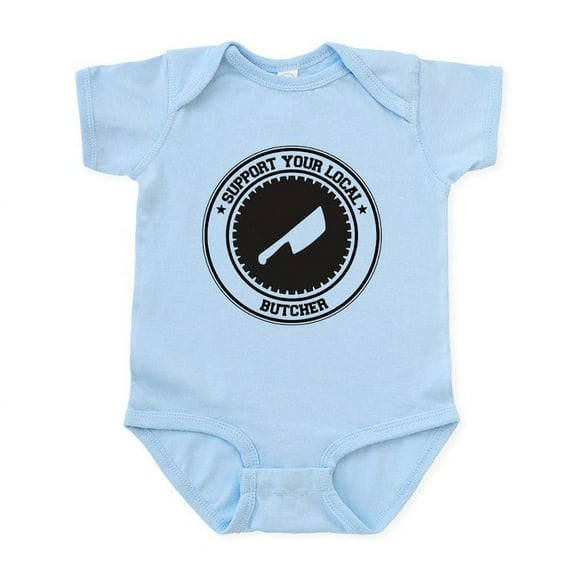 CafePress - Support Butcher Infant Bodysuit - Baby Light Bodysuit, Size Newborn - 24 Months