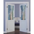 thumbnail image 2 of Coastal Nautical Blackout Curtains French Door Curtains for Door Window, Summer Ocean Shell Seaweed Privacy Drapery for Patio/Sidelight Doors, 1 Panel with Tieback, 54 x 40 Inches, 2 of 6