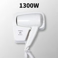 thumbnail image 6 of 1 Pcs Hotel Wall Mounted Hair Dryer,Professional Household Blow Dryer,White Bathroom Hairdryer with Stand Rack,Fast Drying，Perfect Gifts,for Salon Restroom By HXRH, 6 of 7