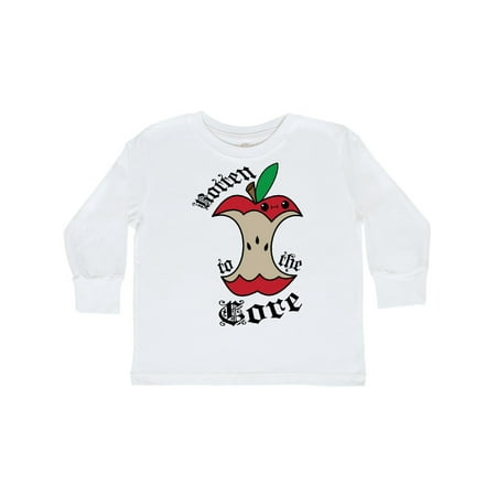 

Inktastic Rotten to the Core Gift Toddler Boy or Toddler Girl Long Sleeve T-Shirt